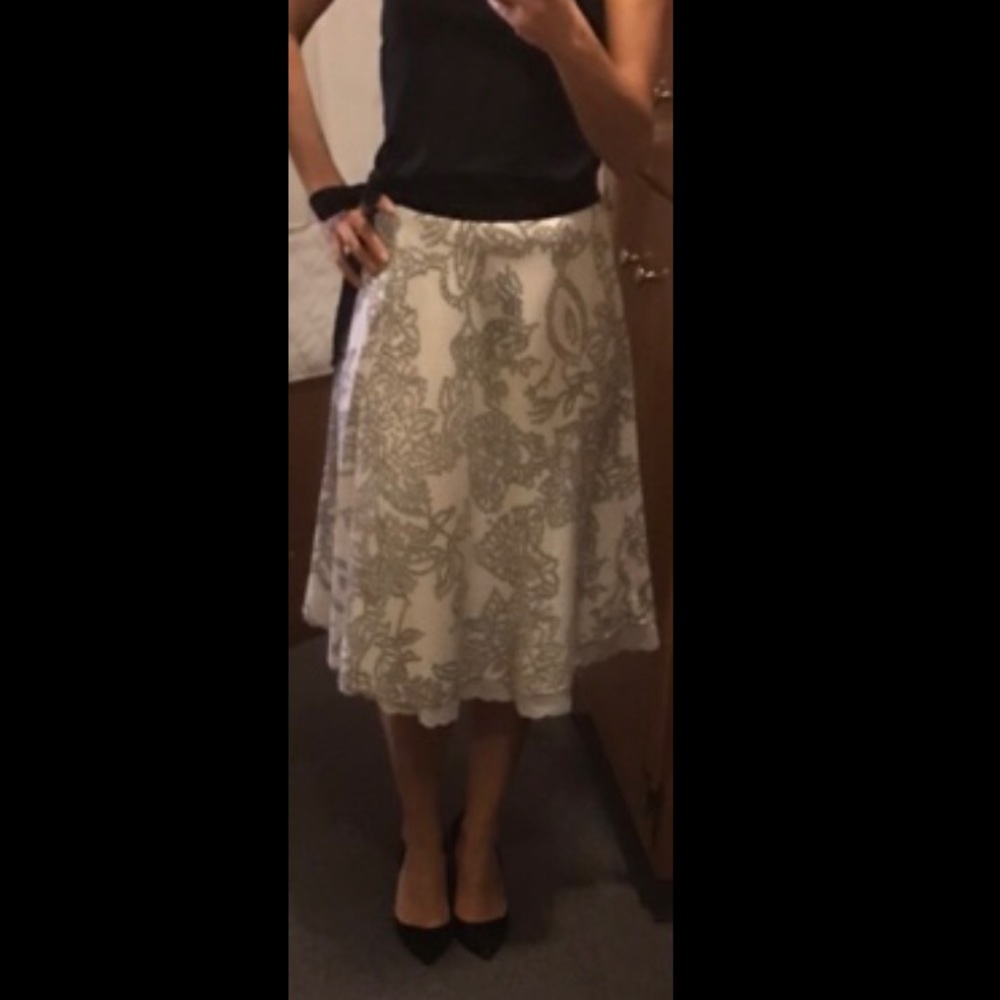 Fun black and white skirt